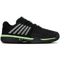 K-Swiss Express Light 3 Clay Tennis Shoe, Black/Soft Neon