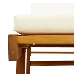 vidaXL Sonnenliegen 2 Stk. mit Tisch Massivholz Akazie