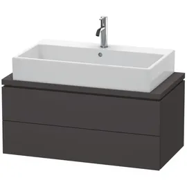 Duravit Waschtischunterschrank Compact L-Cube 92x47,7cm, graph matt, f Kons, 2 Schub.