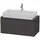 Duravit Waschtischunterschrank Compact L-Cube 92x47,7cm, graph matt, f Kons, 2 Schub.