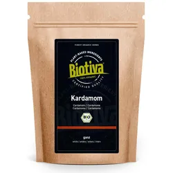Biotiva Kardamom ganz Bio Gewürze 100 g