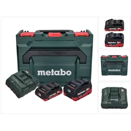 Metabo Basis-Set LiHD 18 V 1 x 4,0 Ah + 1 x 5,5 Ah + Ladegerät + metaBox 685136000