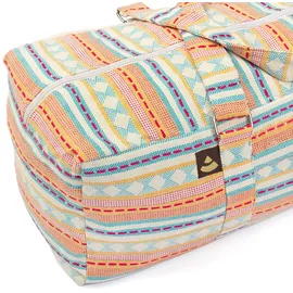 Bodhi ETHNO Collection: Yoga Kit Bag Jacquard-Webstoff, apricot-hellblau gemustert blau No Size