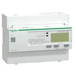 Schneider Electric A9MEM3310 Energiezähler iEM3310, 3-phasig, 125A, mit Teilzähler, S0-Impuls, MID konform, Genauigkeitsklasse 1