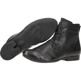 THINK! Damen Guad chromfrei gegerbte Leder gefütterte Stiefelette schwarz 42,5