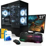 SYSTEMTREFF Gamer Komplett-PC - Core i7 13700K - Nvidia GeForce RTX 5060 Ti 8GB GDDR7 - 32GB DDR5 - 1TB M.2 SSD (NVMe) WD SN3000 + - 27 Zoll TFT - PC