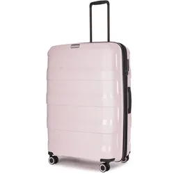 Stratic Reisekoffer  Straw + Trolley 76 cm  erweiterbar  4 Rollen 105 l - Rosa