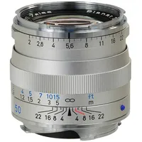 Zeiss Planar T* 50mm F2,0 ZM silber