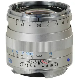 Zeiss Planar T* 50mm F2,0 ZM silber