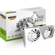 Inno3D GeForce RTX 4060 Ti Twin X2 OC WHITE 16GB GDDR6 HDMI 3xDP - Grau/Weiß
