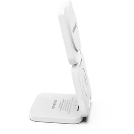 CubeNest 3in1 Faltbares Magnetisches Kabelloses Ladegerät E310, Compatible for MagSafe | Kompatibel Für iPhone 12/13/14/15/16, Apple Watch - Weiß