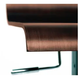 miliboo Barhocker / Küchenhocker aus Holz SURF v2 Farbe Wenge