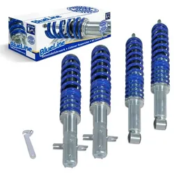BlueLine Gewindefahrwerk passend für VW Golf 1 Baujahr 1974-8.1983, Golf 1 Cabrio Baujahr 9.1979-6.1993 (155), Scirocco 1 und 2 (53/B)