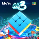 FunnyGoo MoYu Cubing Klassenzimmer Mofang jiaoshi Meilong 3 3x3 3 Schichten Zauberwürfel MFJS 3x3x3 Würfel Stickerless (Stickerless)