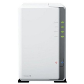 Synology DS223J - NAS-Server - SATA 6Gb/s - RAID RAID 0, 1, JBOD - RAM 1 GB - Gigabit Ethernet