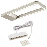 SOTech Domus Line LED Unterbauleuchte SOTTI mit Sensor (186 x 67 mm, 12V, 5W, warmweiß 3000 K, Micro12, Edelstahloptik)