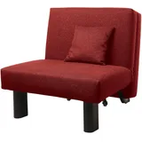 Max Winzer Schlafsessel, Rot, Textil, 85x85x100 cm, Goldenes M, Made in Germany, Wohnzimmer, Sessel, Schlafsessel