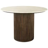 Dutchbone Esstisch Tisch ARDA mit Natursteinplatte von DutchBone - Braun