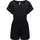 Ragwear Damen kurzer Sommer Jumpsuit Bodysuit mit Taillenband Salwin Solid YOUMODO Black Gr. XXL - XXL