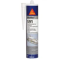 Sika Sikaflex 591 witterungsbeständiger Dichtstoff für Marineanwendungen 300 ml weiß