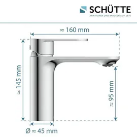 Schütte MONTANA Waschtischarmatur Chrom