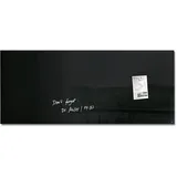 Sigel Glas-Magnettafel artverum® 130 x 55 cm Schwarz