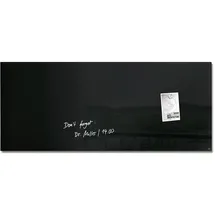 Sigel Glas-Magnettafel artverum® 130 x 55 cm Schwarz