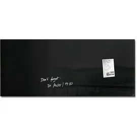 Sigel Glas-Magnettafel artverum® 130 x 55 cm Schwarz