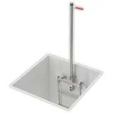 Hailo Professional Hailo Einholm- Einstiegshilfe versenkbar 50x50mm Edelstahl 1.4571/ASTM316ti