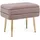 BIZZOTTO Sitzbank Pavlina Samt Rosa 50 x 42 x 34 cm