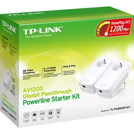 TP-Link AV1200 Powerline Adapter Kit TL-PA8010P 1200Mbps (2 Adapter)