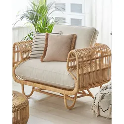 Sessel Baumwolle Beige DOLCEDO