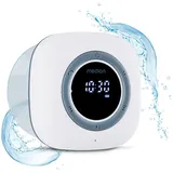 Medion® S66884 (MD 43884) Duschradio mit Bluetooth Radio (MW/UKW, 3 W, Saugnapf, LED-Display, IPX6 Wasserdicht, integrierter Akku, weiß) weiß