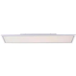 Panel Deckenlampe Deckenleuchte LED Flurlampe Dimmer Fernbedienung slim L121,4cm