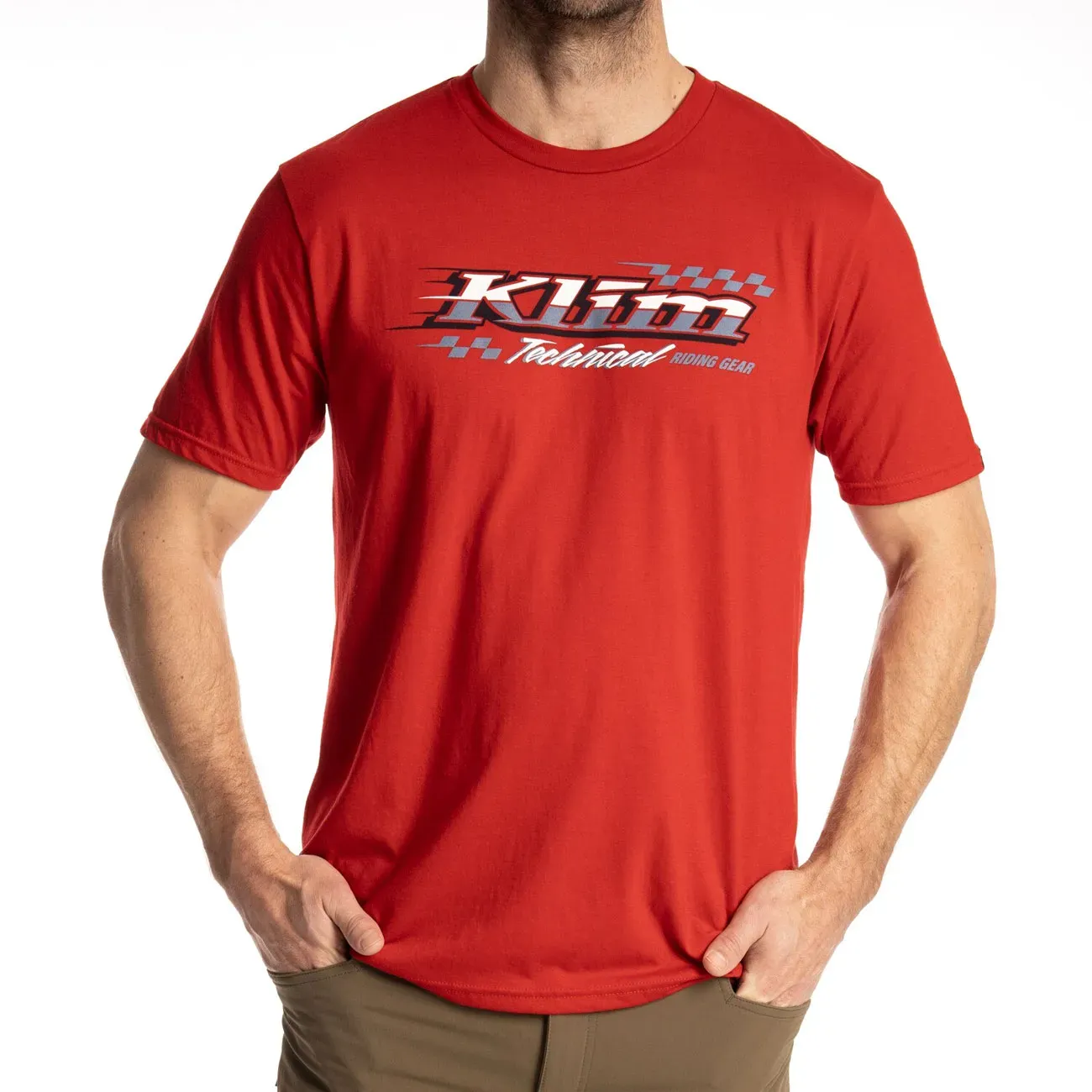 Klim Heritage, t-shirt - Rouge - L