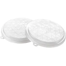 Metaltex Joghurt Mehrwegdeckel, 2er Set