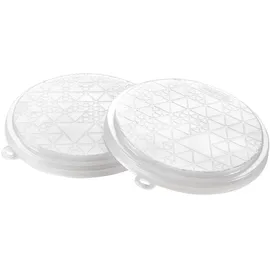 Metaltex Joghurt Mehrwegdeckel, 2er Set