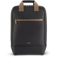 Hama Rucksack Ultra Lightweight", bis 16,2“, Laptoprucksack mit Vordertasche und Innenfach, ultraleichter Daypack, wasserfest) schwarz