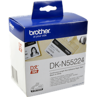 Brother DK-N55224 Endlospapierrolle 54 mm x 30,48 m weiß