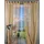 HOSSNER - ART OF HOME DECO Gardine "Stellisee" Gr. 1, braun (braun, beige), B:105cm H:245cm, Polyester, HOSSNER - ART OF HOME DECO, Gardinen, Gardine, Schlaufenschal im besonderen Design