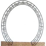 Harms Import Rosenbogen LAMOS  oval 100 x 200 cm Schwarz