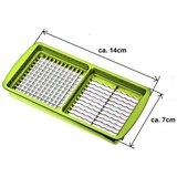 Genius Gemüsehobel Genius Ersatzteil Nicer Dicer Kompakt / Smart Messereinsatz 5x5 mm +, Metall, Kunststoff grün