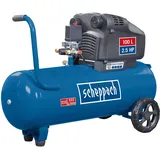 scheppach Druckluft Kompressor HC104DC - 8 bar | 100L | Doppelzylinder | 2 Schnellanschlusskupplungen | Ölfrei