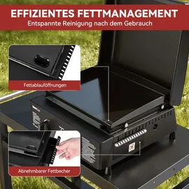 Royal Gourmet 2 Brenner Gasgrill Tischgrill schwarz
