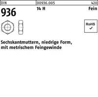 Industrial Quality Supplies Sechskantmutter DIN 936 M 42 x