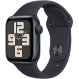 Apple Watch SE 2023 GPS 40 mm Aluminiumgehäuse mitternacht, Sportarmband mitternacht S/M