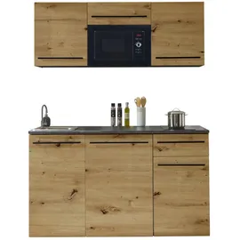 BASIC by Balculina Küchenzeile Jazz 160 cm beige