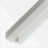 Alfer Rechteck-U-Profil 11,5 x 19,5 x 1000 mm weiß Kunststoff Profile u Schiene - Alfer