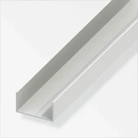 Alfer Rechteck-U-Profil 11,5 x 19,5 x 1000 mm weiß Kunststoff Profile u Schiene - Alfer