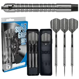 HARROWS Super Grip Darts Supergrip Steeltip 24g, Silber, 24 g